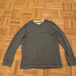 Women's Gray Scoop-Neck Sweater - Brand Not Visible